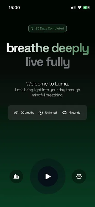 Luma Forest Night theme screenshot